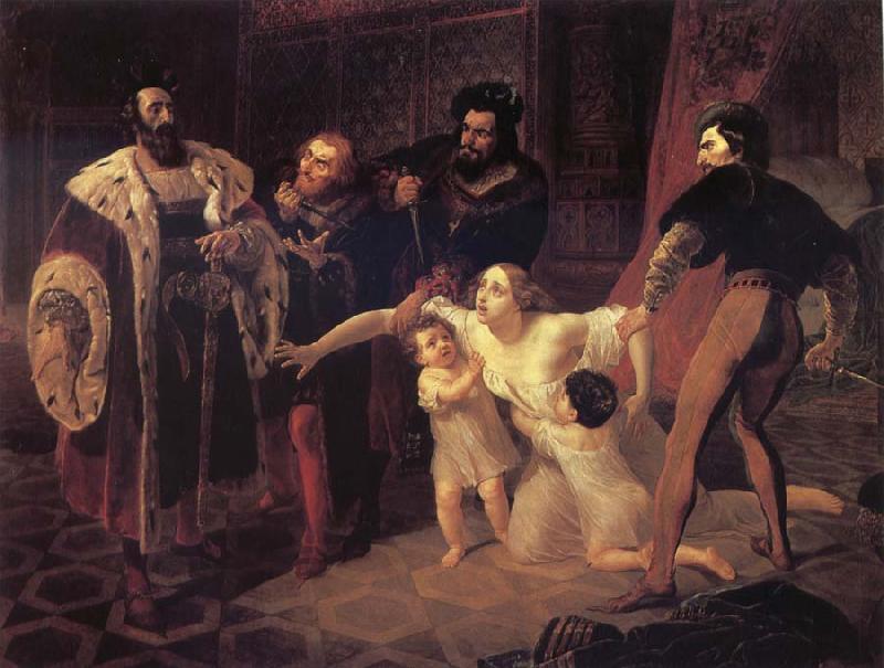 Karl Briullov The Death of Ines de Castro France oil painting art
